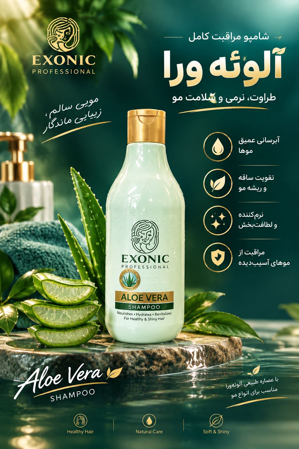 شامپو بدن عصاره آلوئه ورا